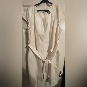 White sheath dress - 24W